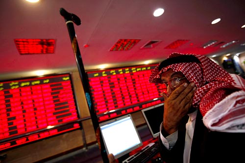 تراجع البورصات الخليجية بعد رفع العقوبات عن ايران.. وخسائر السعودية منذ بداية 2016 فاقت مجمل خسائرها خلال العام الماضي