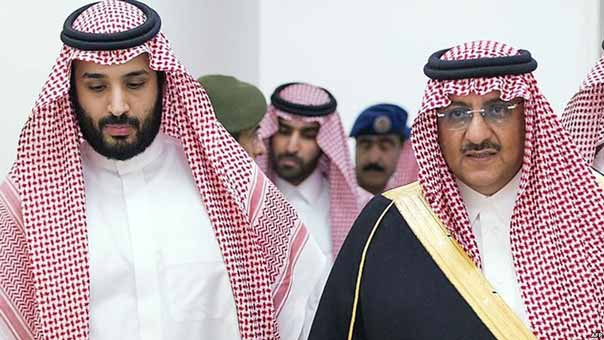 &rsquo;صنداي تايمز&rsquo;: الملك السعودي قد يطيح ببن نايف لصالح ابنه في الصيف المقبل 