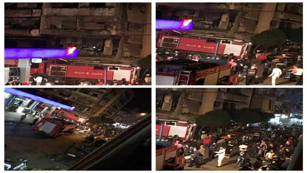 جرح سوريين اثنين في انفجار قارورة غاز في احدى الشقق السكنية في برج البراجنة