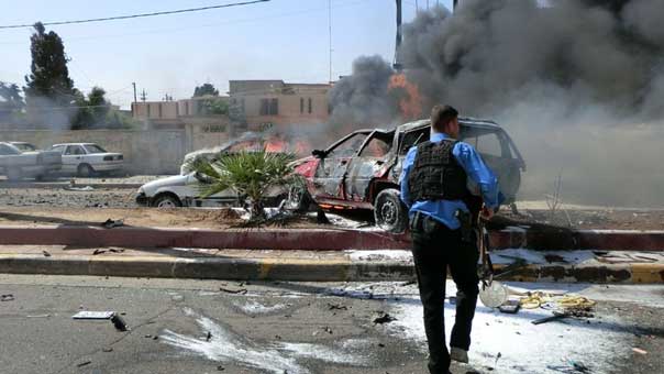 شهداء بتفجير انتحاري استهدف مجلس عزاء في المقدادية بديالى العراقية