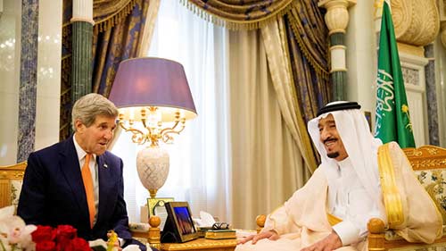 كيري من السعودية: لإنهاء الصراع في سوريا واليمن