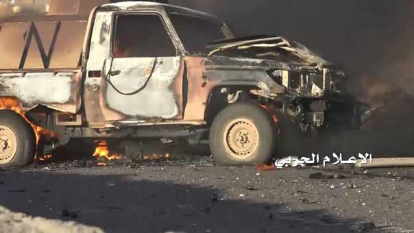 الجيش اليمني واللجان الشعبية يصدون محاولات العدوان للتقدم ويكبدوهم خسائر فادحة