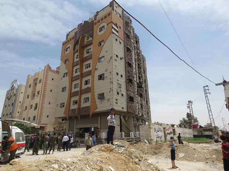 استشهاد 8 أشخاص في تفجير إرهابي ضرب منطقة السيدة زينب (ع) بريف دمشق الجنوبي