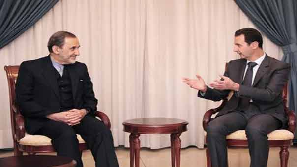 الأسد التقى ولايتي: الدول التي أججت الارهاب في سوريا تواصل دعم الارهابيين سرا وعلنا