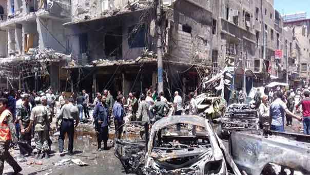 استشهاد 8 أشخاص في تفجيرين إرهابيين بمنطقة السيدة زينب (ع) والحلقي يحمّل المسؤولية لعصابات أردوغان وقطر والسعودية