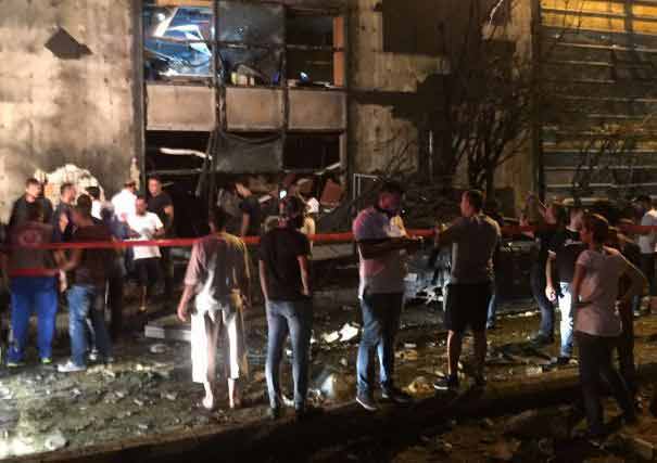 انفجار كبير قرب بنك لبنان والمهجر في فردان وسط العاصمة بيروت يخلّف اضرارًا جسيمة