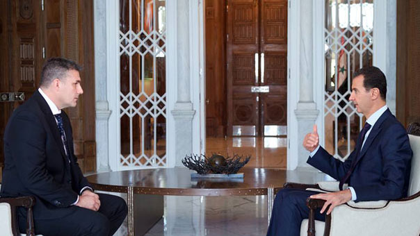 الأسد: سوريا تريد جهداً حقيقياً لمكافحة الإرهاب ولسنا ضد التعاون مع الولايات المتحدة على أساس المصالح المشتركة