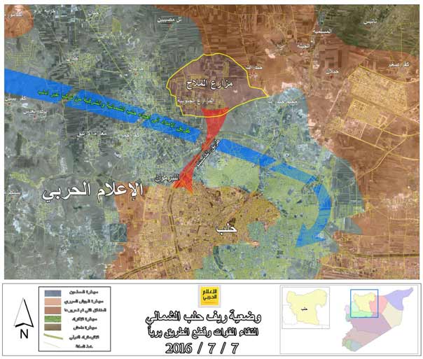 ما هي أهمية سيطرة الجيش السوري على مزارع الملاح في ريف حلب الشمالي؟