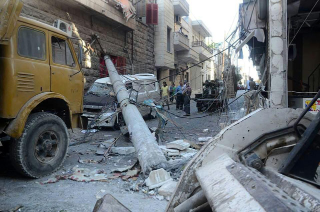 بالصوّر: قذائف التكفيريين تدمي حلب