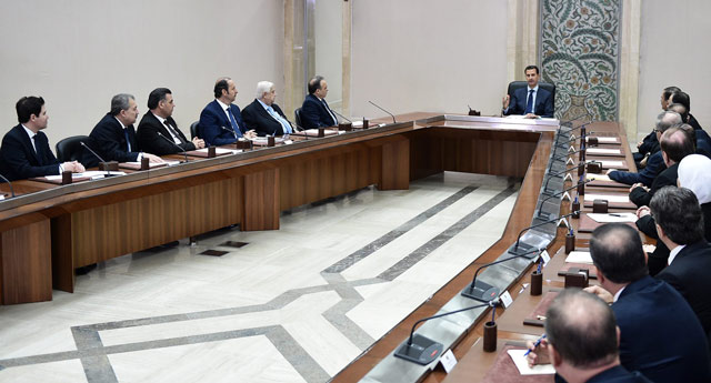 الأسد للحكومة الجديدة: الآمال التي يعلقها المواطن عليكم تحملكم مسؤوليات مضاعفة