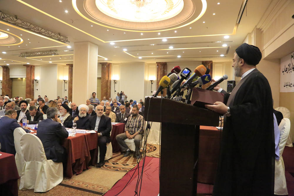 ’المؤتمر العربي لدعم المقاومة ورفض تصنيفها بالإرهاب’ في بيروت بحضور اكثر من 300 شخصية لبنانية وعربية