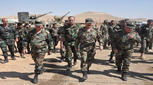 الفريج يتفقد قوات الجيش السوري في حلب.. تأكيد على استكمال عملية تأمين المدينة وإلحاق الهزيمة بالإرهابيين
