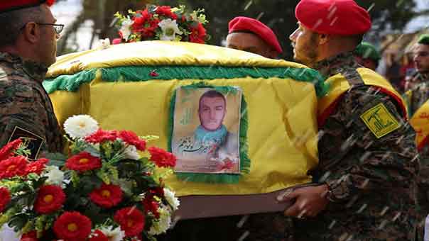 حزب الله وجمهور المقاومة يشيعون الشهيد المجاهد حسين علي حايك في كفرتبنيت