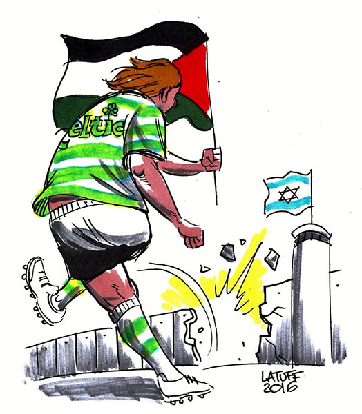 جماهير &rsquo;سيلتيك&rsquo; تتحدى &rsquo;اليويفا&rsquo; بجمع تبرعات للشعب الفلسطيني