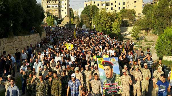 حزب الله وأهالي الهرمل يشيّعون الشهيد وائل إبراهيم سماحة ’محمد علي’