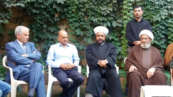 الشيخ محمد يزبك من منزل الدكتور صالح: نطالب الدولة بمحاسبة الفاعلين