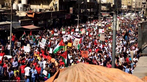&rsquo;غاز الاحتلال&rsquo; يشعل الشارع الأردني