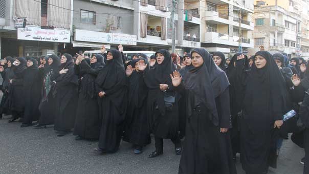 حزب الله وجمهور المقاومة يشيعون الشهيد أيمن بشير الى مثواه الاخير