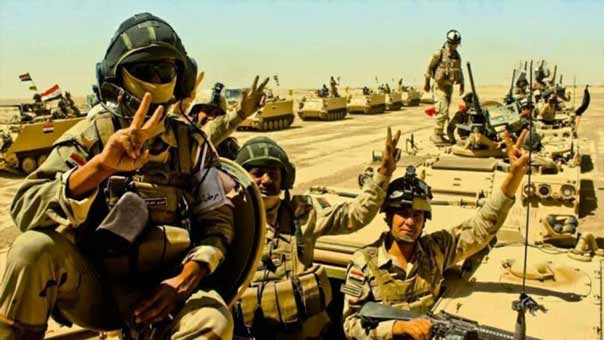 الجيش العراقي يعلن تحرير منطقة تل أسود غرب الرمادي