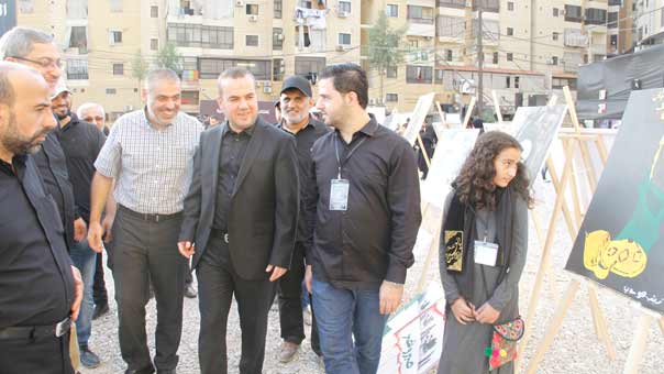 حزب الله يفتتح الساحة العاشورائية المركزية في الضاحية