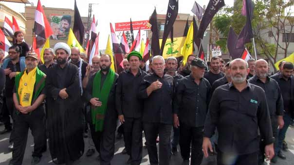 بالصور والفيديو: لبنان يحيي يوم العاشر من محرّم بمسيرات حاشدة