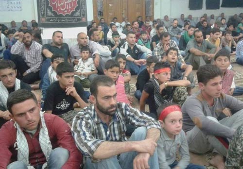 أهالي بلدتي نبل والزهراء بريف حلب الشمالي يحيون مراسم ذكرى عشوراء