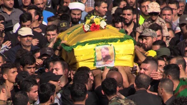حزب الله وجمهور المقاومة يشيعون الشهيد المجاهد حسين علي حلاوي