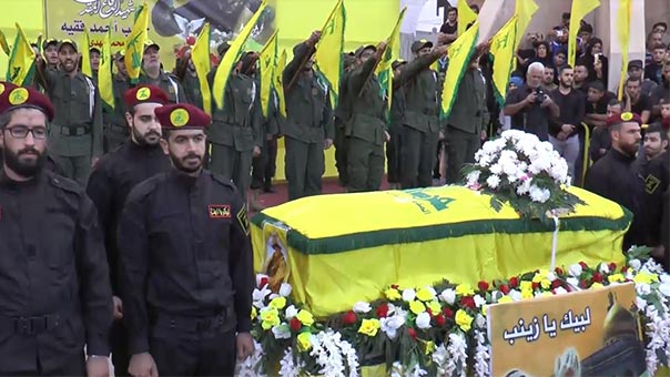 حزب الله وجمهور المقاومة شيّعوا الشهيد حبيب فقيه في بلدة برج الشمالي الجنوبية