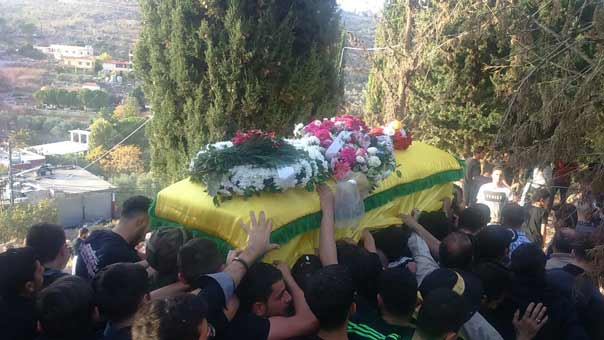 حزب الله يشيّع الشهيدين حسين مكنا ومحمد علي جواد الى مثواهما الأخير