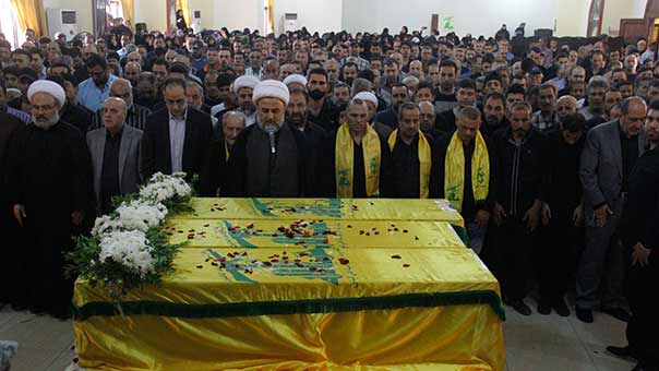 حزب الله وجمهور المقاومة يشيعون كوكبة من الشهداء الى مثواهم الأخير