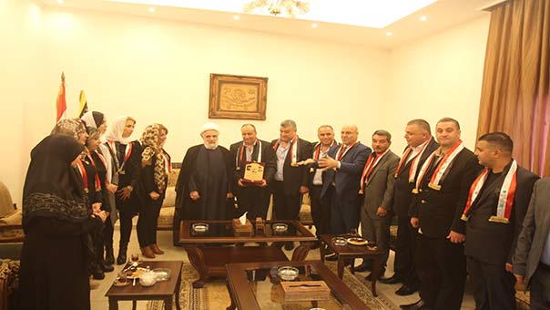 نائب الامين العام لحزب الله يستقبل وفدًا من أكاديميي طرطوس وتأكيد على متانة العلاقة بين الشعبين السوري واللبناني
