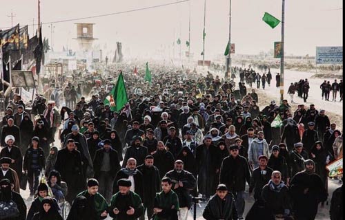 من كربلاء المقدسة إلى شتى أطراف المعمورة..
عشاق الإمام الحسين (ع) يحيون ذكرى الأربعين 