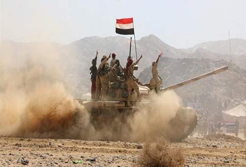 الجيش اليمني  يدمرً 4 مدرعات سعودية ويوقع أعدادًا كبيرة من القتلى