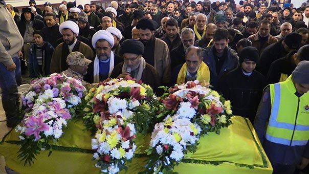 حزب الله وأهالي بعلبك شيّعوا الشهيد المجاهد حسان مدلج بموكب مهيب