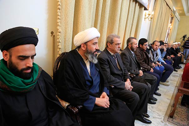 بالصور - تقبل التعازي برحيل آية الله رفسنجاني في السفارة الايرانية في بيروت