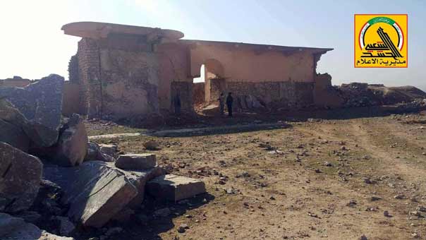 بالصور: مدينة النمرود الاشورية الاثرية شاهد جديد على همجية &rsquo;داعش&rsquo;