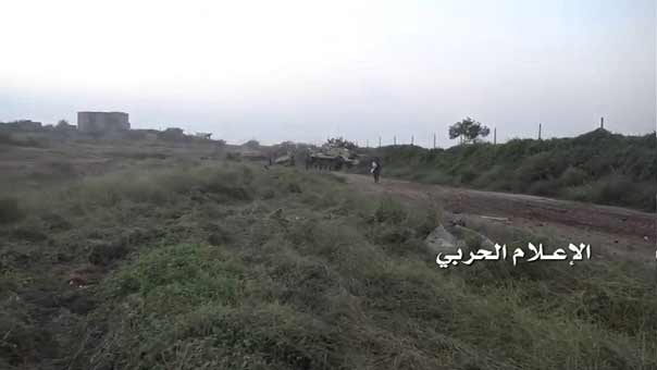 عملية نوعية للجيش اليمني واللجان الشعبية على معسكر الغاوية ومواقع استراتيجية للجيش السعودي في جيزان