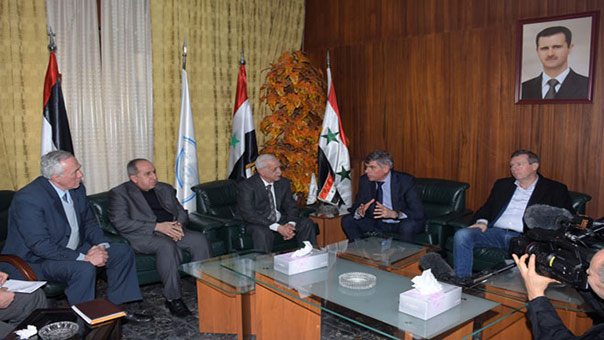 وفد برلماني بلجيكي من حلب: الحكومات الأوروبية دعمت الإرهابيين الذين يريدون تدمير سوريا