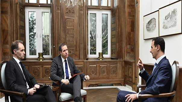 الأسد لوسائل إعلام فرنسية: سنستعيد كل شبر من أراضينا من أيدي الإرهابيين
