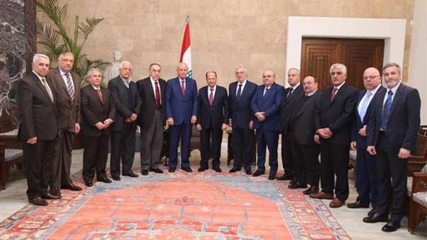 الرئيس عون: المعركة السياسية اليوم هي للتغيير وركنها قانون انتخاب يتمثل فيه جميع اللبنانيين&lrm;&lrm;