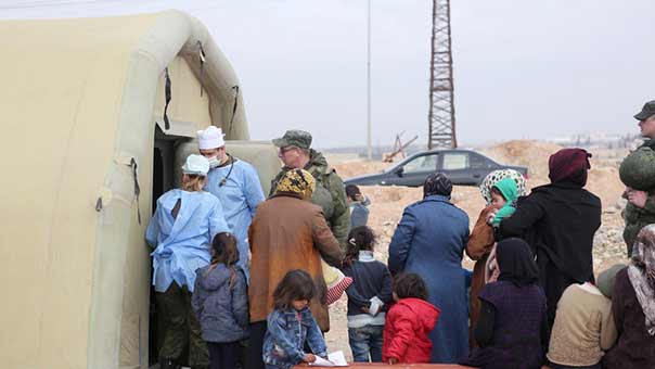 الأطباء الروس ينقلون خبراتهم لطلاب الطب في حلب