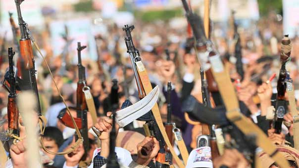 صنعاء تشهد مظاهرة كبيرة تحت عنوان ’البأس الشديد’