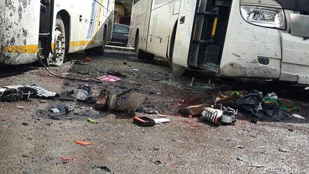 الإرهاب يستهدف الزوار في منطقة باب الصغير بدمشق