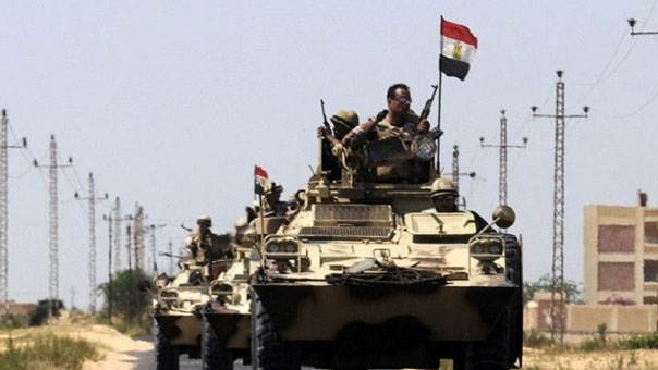 الجيش المصري يعلن تصفية 8 إرهابيين في شمال سيناء