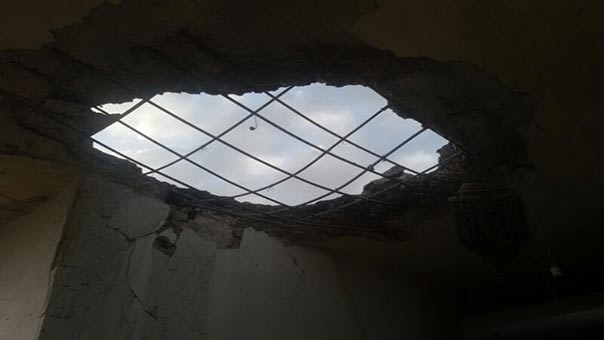 بالصور ..اثار قصف المجموعات المسلحة على مدينة الزهراء في ريف حلب الشمالي

