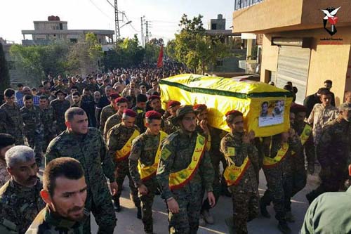 حزب الله وجمهور المقاومة يشيعان الشهيدين المجاهدين علي محمد بيز وحسين سامي رشيد