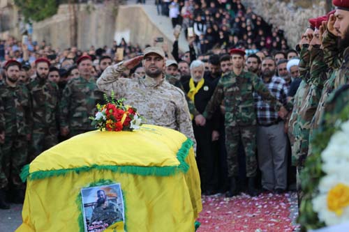 حزب الله وجمهور المقاومة يشيعان الشهيدين المجاهدين علي محمد بيز وحسين سامي رشيد