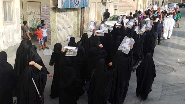 بالصور: احتجاجات غاضبة في البحرين لمواجهة ارتكابات نظام آل خليفة في الدراز
