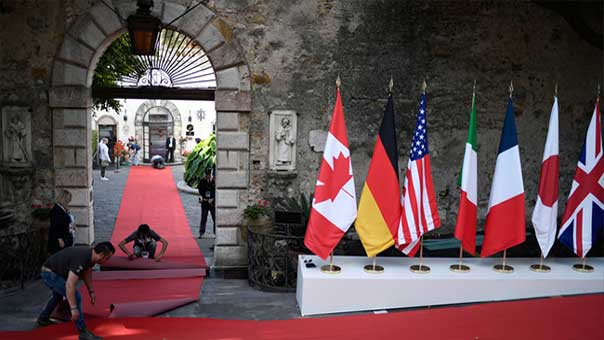 مكافحة الإرهاب والهجرة غير الشرعية أبرز الأطباق في قمة G7 المنعقدة اليوم في صقلية