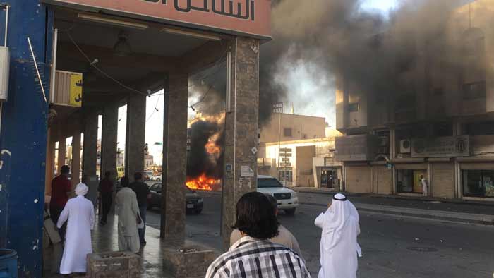 انفجار في القطيف بالسعودية ونشطاء يتحدثون عن استشهاد شخصين

